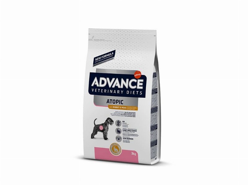 Ração Veterinária Cão Advance Atopic Coelho 3 kg
