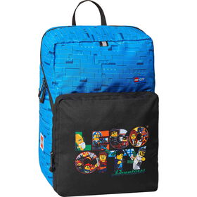 Mochila Quadrada Azul Police Lego City
