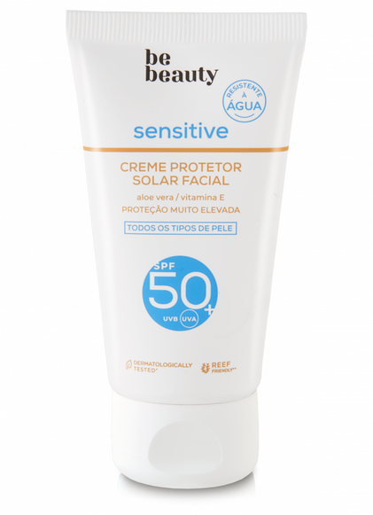 Protetor Solar Facial Sensitive Spf50+ Be Beauty 0.05L