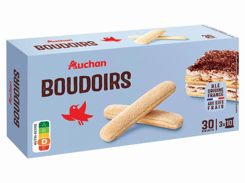 Bolachas Palitos Auchan Com Ovos 30Un 175 g