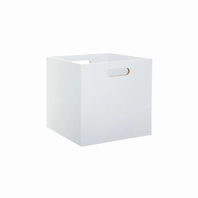 Cubo De Arrumação Madeira Branco