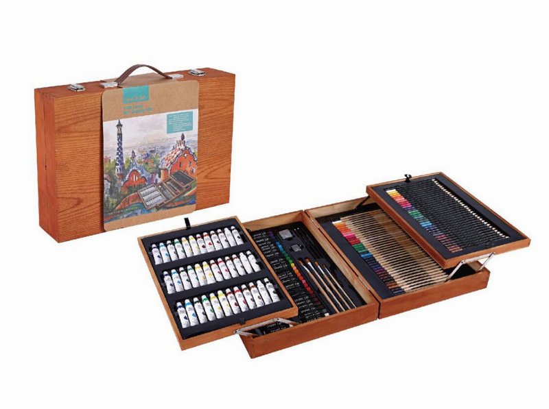 Conj. Desenho Auchan Mala Madeira 155 Pcs