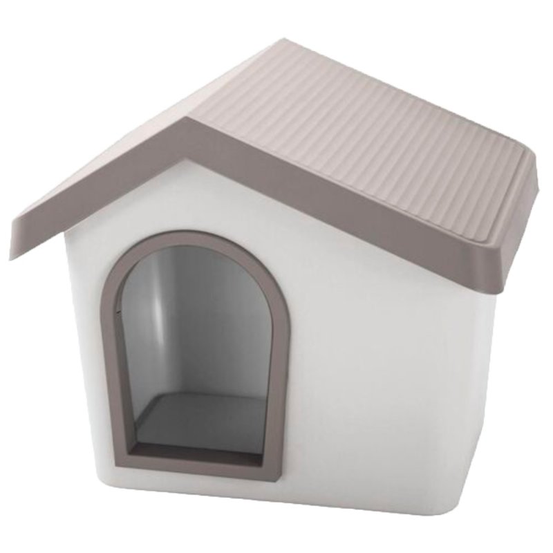 Casota Para Cão Bege 53X46X47,6 Cm 1 unidade