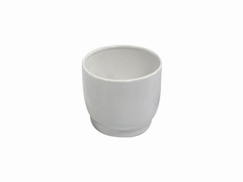 Vaso Cerâmica Gardenstar Branco Ø15Xa13Cm