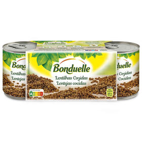 Lentilhas Cozidas Bonduelle 3 X 200 gr (Peso Escorrido 3 X 130 gr)