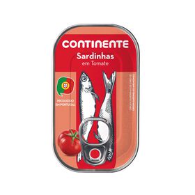 Sardinha Em Tomate Continente 120 gr (Peso Escorrido 85 gr)