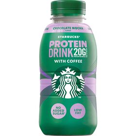 Mocha Leite, Café E Chocolate Com Proteína Starbucks 330 ml