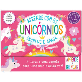 Escreve E Apaga - Aprende Com Os Unicórnios De Monica Bauleo E Clementine Derodit