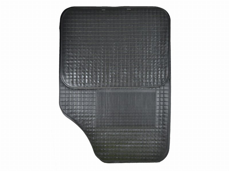 Conjunto 4 Tapetes Pvc Jfo Pretos 63.5X44.5Cm