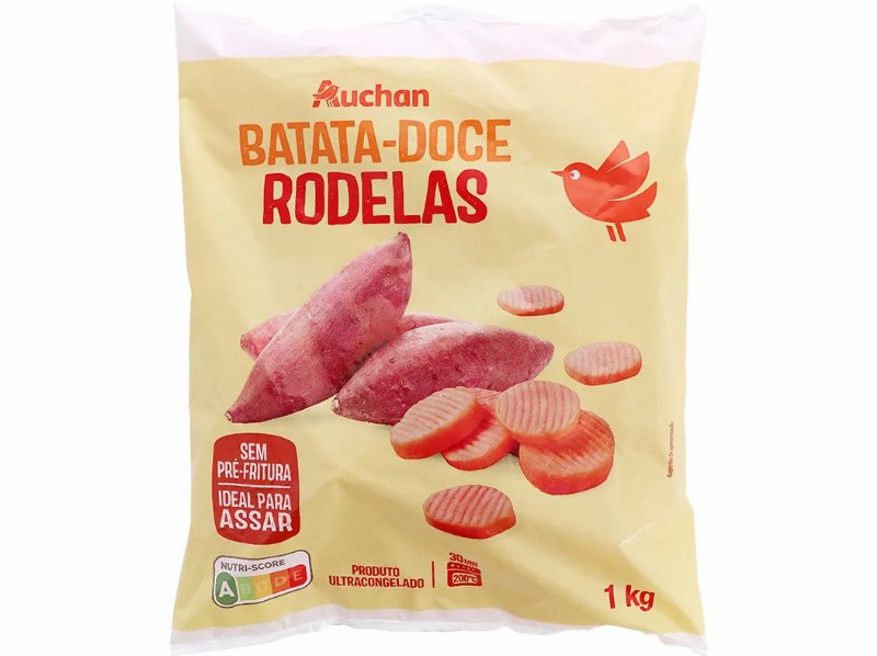 Batata Doce Auchan Em Rodelas Para Assar 1 kg