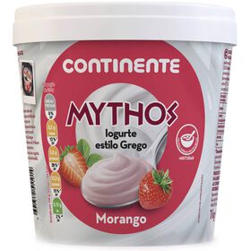 Iogurte Grego Mythos Morango Continente 1 kg
