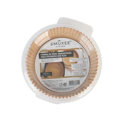 Formas Redondas Para Air Fryer Smukee 100Un