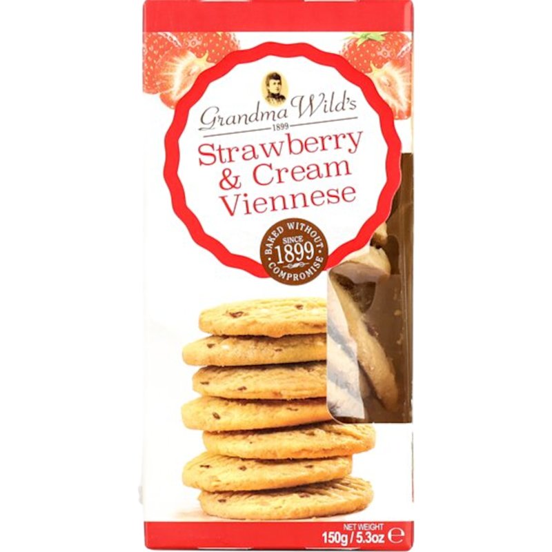 Bolachas Morango E Pepitas Chocolate Branco 150 g