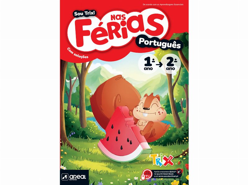 Livro Sou Trix! Nas Férias - Português - 1º Ano