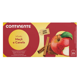 Infusão Maçã E Canela Saquetas Continente 25 Un