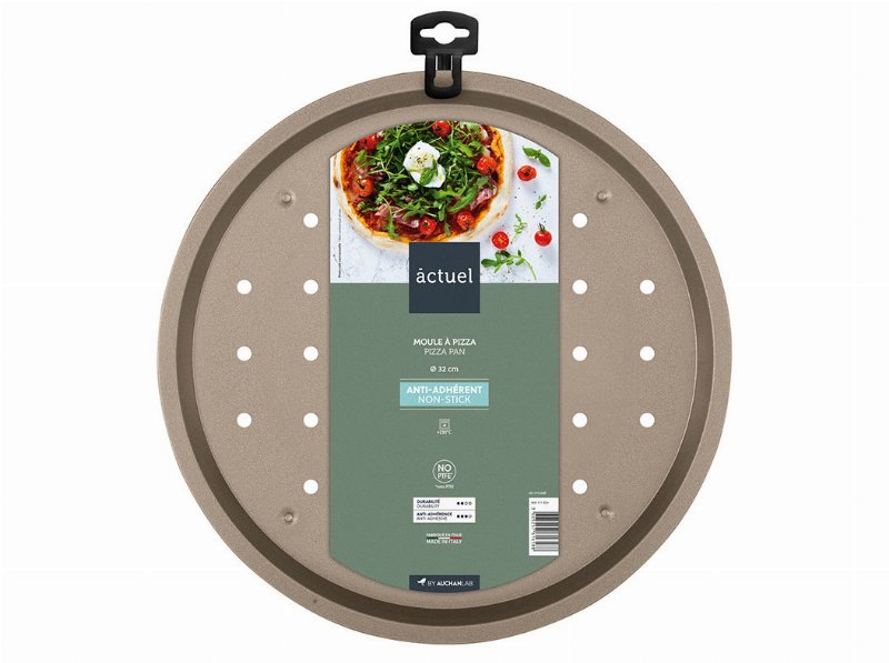 Forma Pizza Actuel Aço Revestido 32Cm