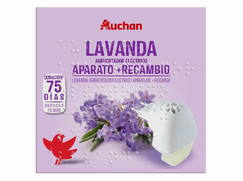 Difusor Eléc+Recarga Auchan Lavanda 25 ml