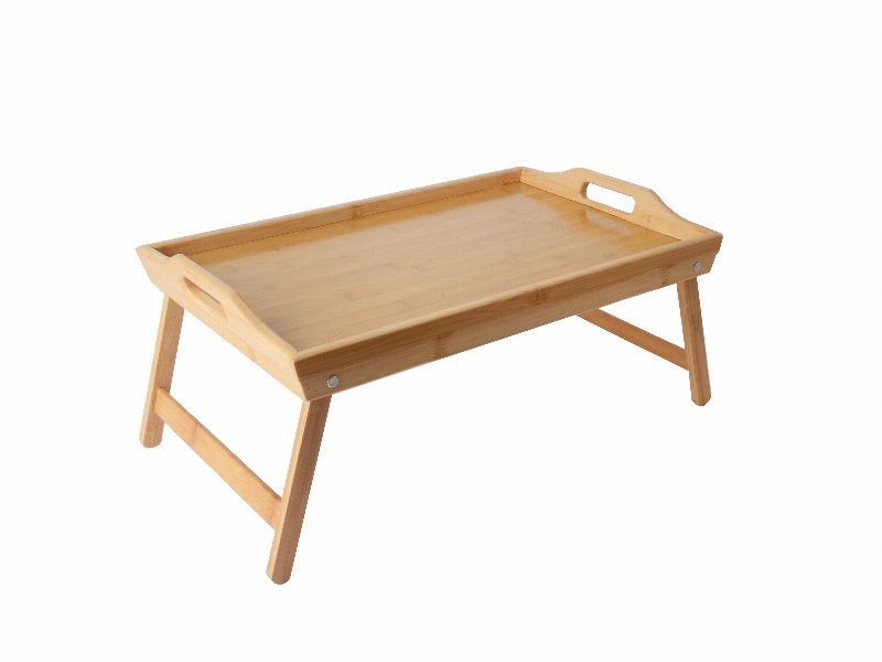 Tabuleiro Com Pés Actuel Bambu 49X31X21Cm