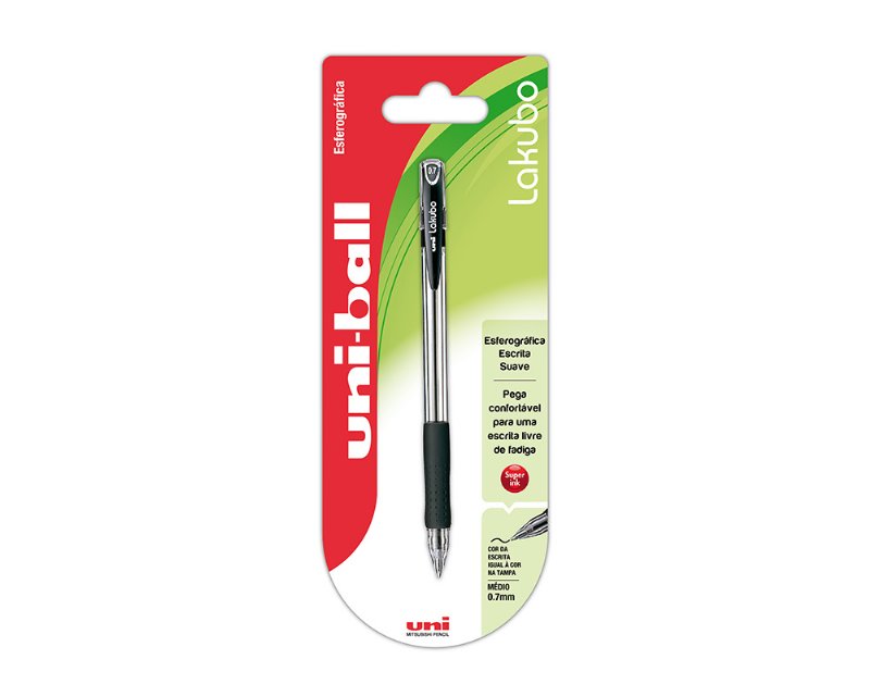 Esferográfica Uni-Ball Lakubo Sg-100 Preto