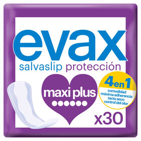Pensos Diários Salvaslip Maxi Plus Evax 30 Un