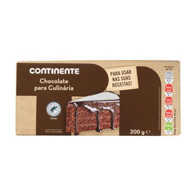 Tablete De Chocolate Culinária 43% Continente 200 gr