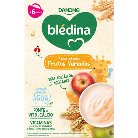 Papa Infantil Farinha Láctea Frutos Variados +6M Blédina 200 gr