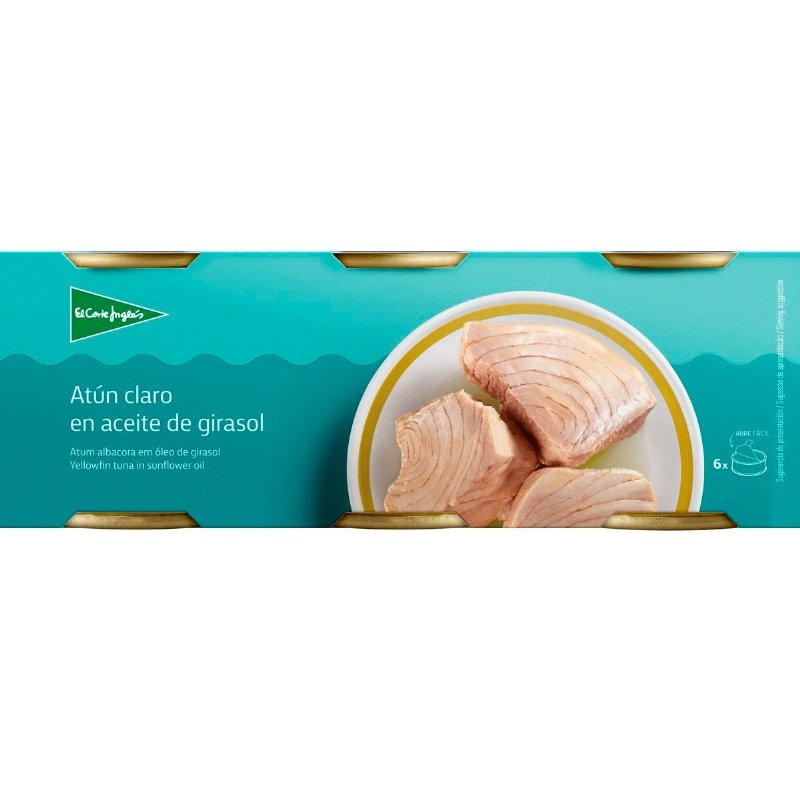 Atum Em Óleo De Girasol Pack 6 Unidades 336 g