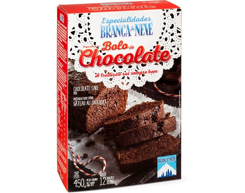 Bolo Branca De Neve Chocolate 450 g