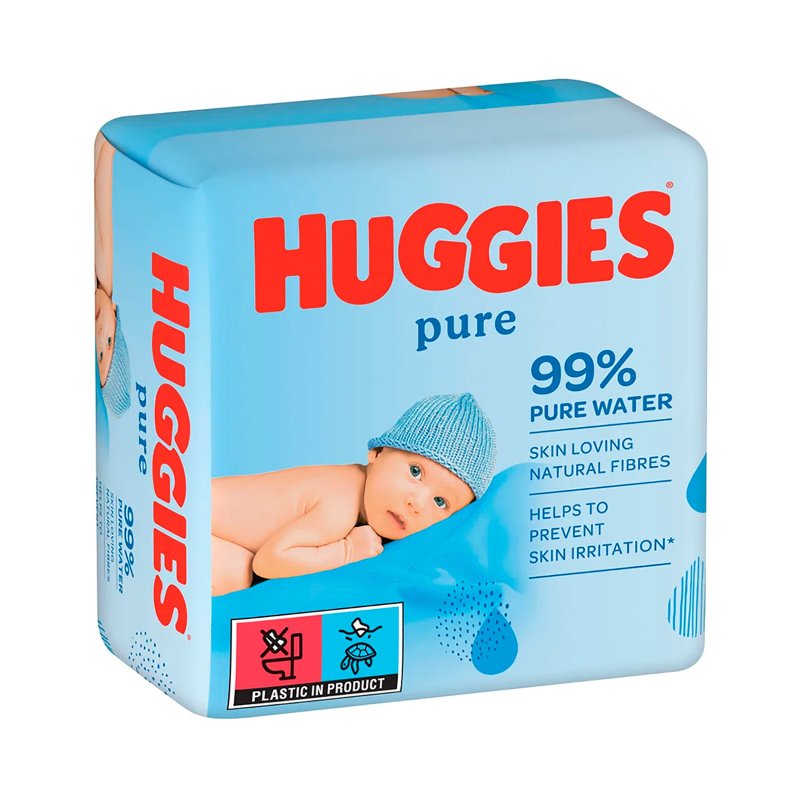 Toalhitas Pure 99% Água 48 unidades