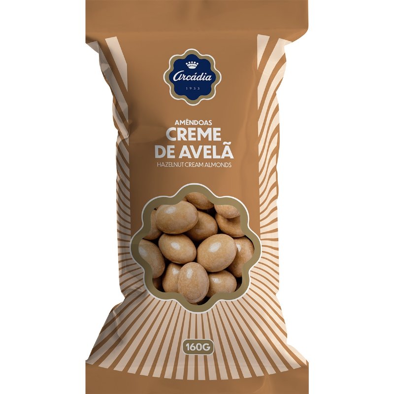 Amêndoas Cobertas De Creme De Avelã 160 g