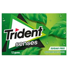 Pastilhas Elásticas Senses Spearmint Trident 23 gr