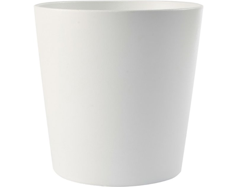 Vaso Estocolmo Liso Branco Ø12Cm