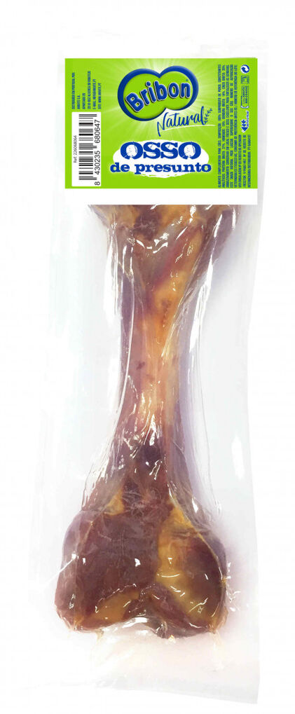 Snack Para Cão Osso De Presunto Bribon