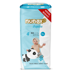 Fraldas Dropline 9-15 kg T4 Nunex 64 Un
