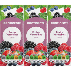 Néctar Frutos Vermelhos Continente 6 X 20 cl