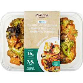 Tortilha De Legumes, Batata Doce E Molho De Tomate Cozinha Continente Equilíbrio 350 g