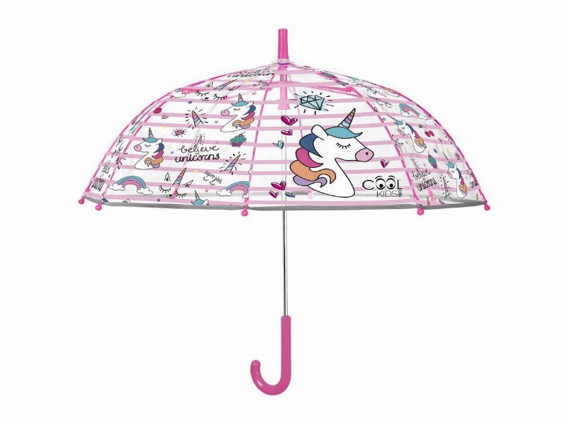 Guarda-Chuva Menina Perletti Com Unicórnios