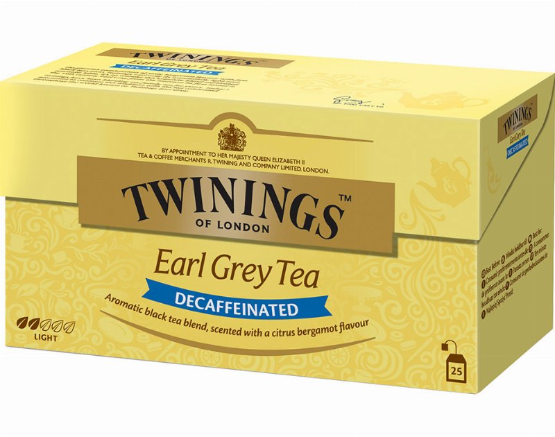 Chás Twinings Earl Grey Descafeinado Tea 50 g
