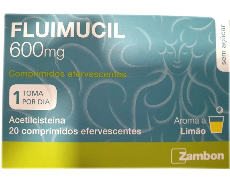 Comprimidos Fluimucil Efervescentes 600Mg 20Un