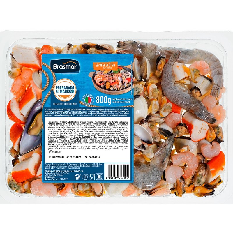 Preparado Arroz De Marisco Sem Glúten 800 g