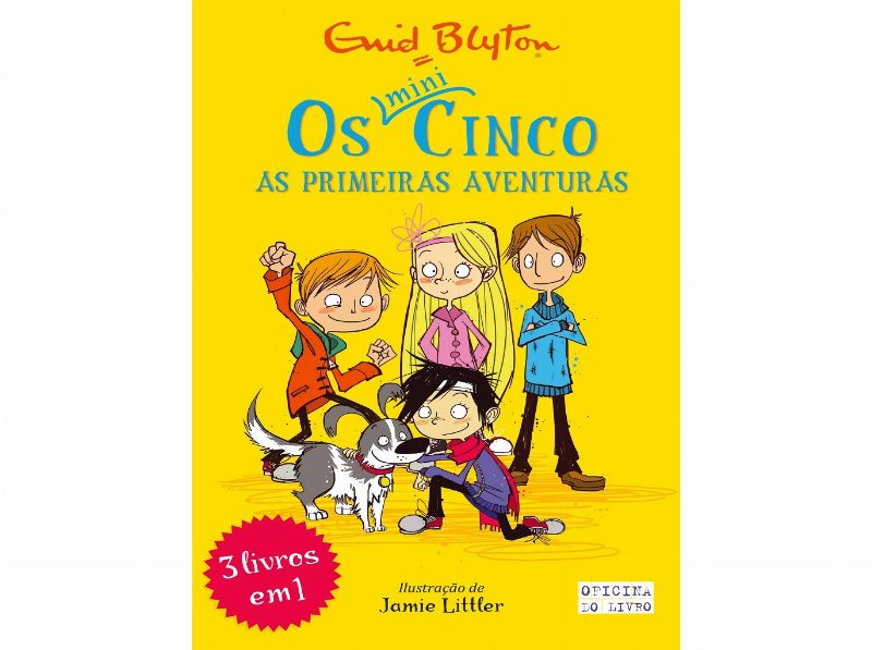 Livro Os Mini Cinco 3 Em 1 De Enid Blyton