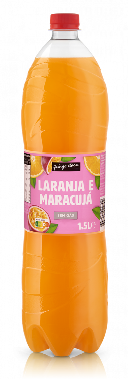 Refrigerante Sem Gás Laranja E Maracujá Pingo Doce 1.5L