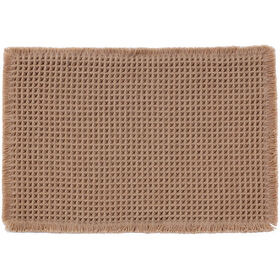 Tapete Wc 40X60 Waffle Bege Kasa