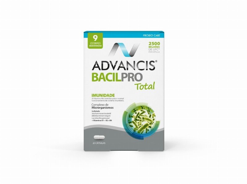 Suplemento Advancis Bacilpro Total 20 Cps