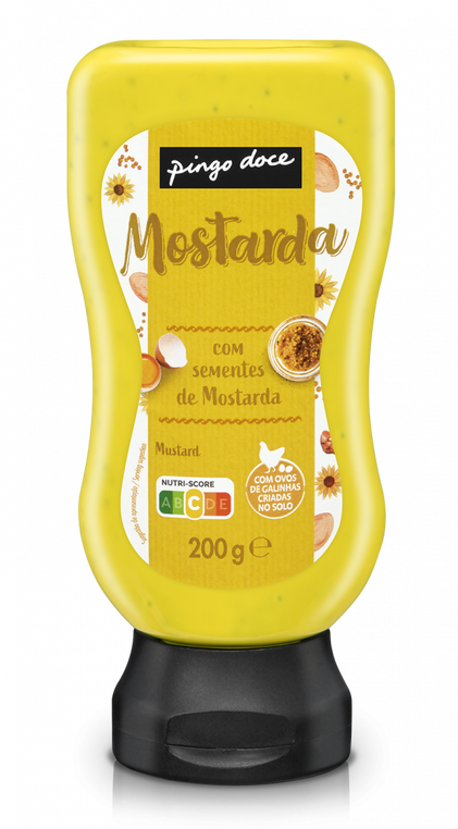 Mostarda Com Sementes De Mostarda Top Down Pingo Doce 0.2L