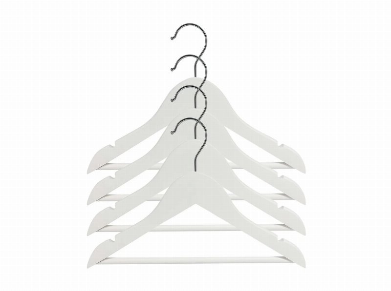 Conjunto De 4 Cabides Infantis Actuel Madeira