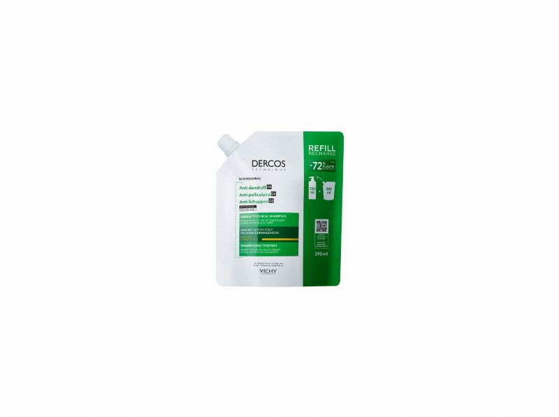 Champo Dercos Anticaspa Oleoso Recarga 390 ml