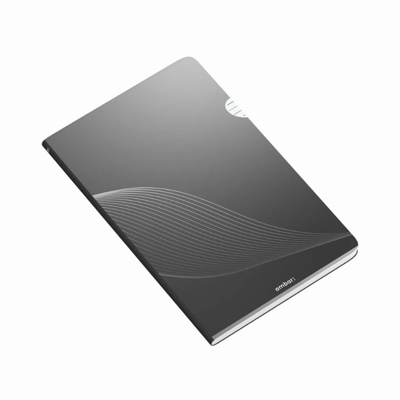 Ambar School Caderno Agrafado A4 90 g 48F Pautado - Preto