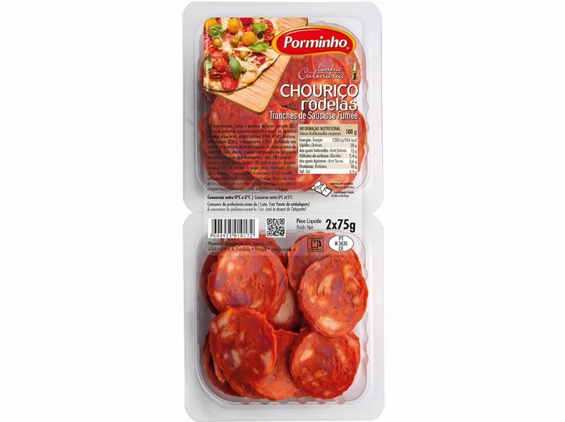 Chouriço Porminho Rodelas 2X75 g