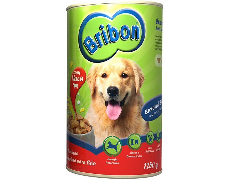 Comida Húmida Para Cão Bribon Carne Vaca 1.25 kg
